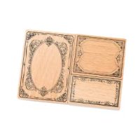 Scrapbooking razítka rámčeků - C, 3 kusy