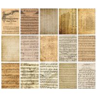 Scrapbooking dekorativní papír pro decoupage - Noty, 30 listů