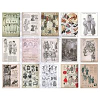 Scrapbooking dekoratívny papier v bloku - Typ B, 60 kusov
