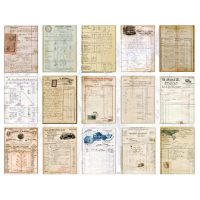 Scrapbooking dekoratívny papier v bloku - Typ G, 60 kusov