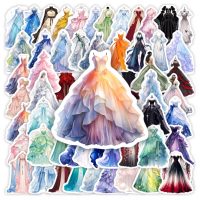 Scrapbooking samolepky večerní róba - 60 kusov