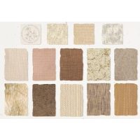 Scrapbooking vintage reliéfný papier - Vzor 2, 28 kusov