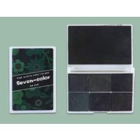 Scrapbooking paleta inkoustových farieb - Sedem odtieňov čiernych