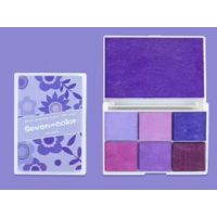 Scrapbooking paleta inkoustových farieb - Sedem odtieňov fialových