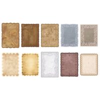 Scrapbooking vintage dekoratívny krajkový papier - Vzor D, 30 listov