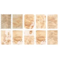 Scrapbooking veľké čipkované dekoratívne papiere - 10 kusov, vzor F