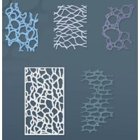 Scrapbooking texturovaný dekoratívny papier - 10 kusov, vzor C