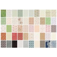 Scrapbooking blok dekoratívnych papierov so vzormi - 100 listov, vzor A