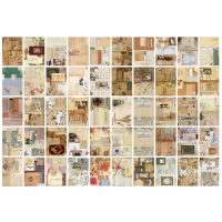 Scrapbooking blok dekoračných papierov so vzormi - 100 listov, vzor E