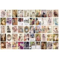 Scrapbooking blok dekoračných papierov so vzormi - 100 listov, vzor D