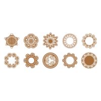 Scrapbooking dekoratívny papier - 10 kusov, vzor B