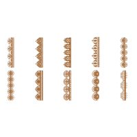 Scrapbooking dekoratívny papier - 10 kusov, vzor H