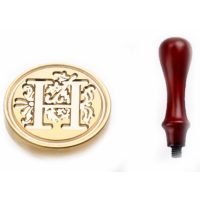 Scrapbooking pečatné razítko s rukojetí - Vzor H