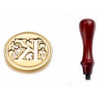 Scrapbooking pečatné razítko s rukojetí - Vzor K