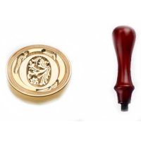 Scrapbooking pečatné razítko s rukojetí - Vzor O