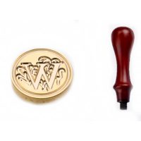 Scrapbooking pečatné razítko s rukojetí - Vzor W