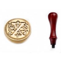 Scrapbooking pečatné razítko s rukojetí - Vzor X