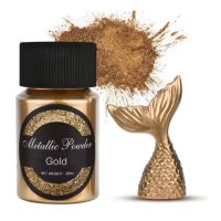 Scrapbooking metalický pigment - Ružové zlato, 20 ml
