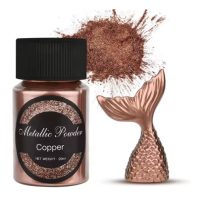 Scrapbooking metalický pigment - Starožitná mosadz, 20 ml