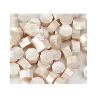 Scrapbooking korálkový pečatný vosk - Bílý A5, 100 kusov