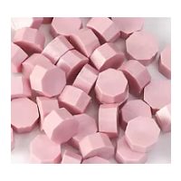 Scrapbooking korálkový pečatný vosk - Pastelový svetle ružový B2, 100 kusov
