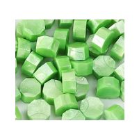 Scrapbooking korálkový pečatný vosk - Pastelovo zelený B3, 100 kusov