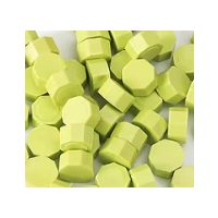 Scrapbooking korálkový pečatný vosk - Žltozelený B5, 100 kusov