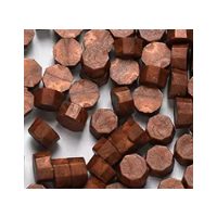 Scrapbooking korálkový pečenný vosk - Sedlový hnedý D2, 100 kusov