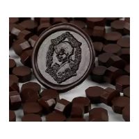 Scrapbooking korálkový pečenný vosk - Tmavé hnedý D5, 100 kusov