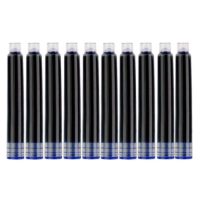 Scrapbooking inkoustové náplne do pera - Modré, 10 kusov