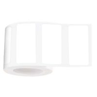 Scrapbooking role samolepiacich štítkov do termotlačiarne - Biele, 40 x 20 mm