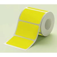 Scrapbooking roličky samolepících štítkov do termotlačiarne - Žlté, 50 x 30 mm