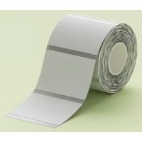 Scrapbooking roličky samolepících štítkov do termotlačiarne - Transparentné, 40 x 30 mm