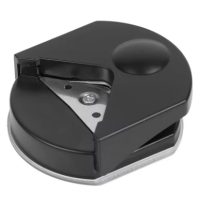 Scrapbooking rohová raznica na papier - R4, čierna