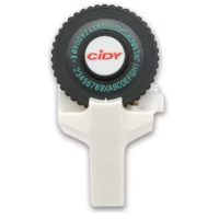 Scrapbooking štítková raznica s príslušenstvom - Biela, tri pásky