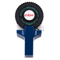 Scrapbooking štítková raznica s príslušenstvom - Tmavo modrá, dve pásky