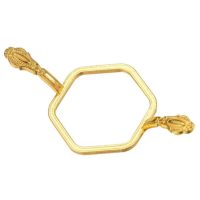 Scrapbooking forma na pečatní vosk - Zlatá, vzor C