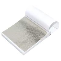 Scrapbooking listy fólie - 100 kusov, starožitná strieborná