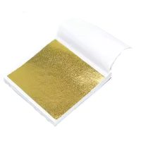 Scrapbooking listy fólie - 100 kusov, žiarivá zlatá