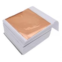 Scrapbooking listy fólie - 100 kusov, ružová zlatá