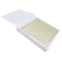 Scrapbooking listy fólie - 100 kusov, šampaň strieborná