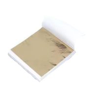 Scrapbooking listy fólie - 100 kusov, antická zlatá