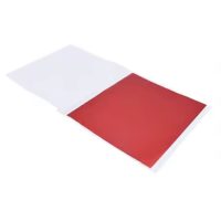 Scrapbooking listy fólie - 100 kusov, červená