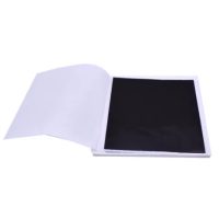 Scrapbooking listy fólie - 100 kusov, čierna