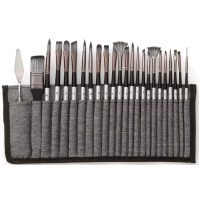 Scrapbooking maliarska sada - Špachtle a štetce