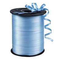 Scrapbooking tenká stuha - Světle modrá, 230 metrů