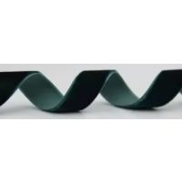 Scrapbooking široká sametová stuha - Tmavě zelená, V008