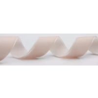 Scrapbooking široká sametová stuha - Světlé růžová, V005