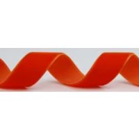 Scrapbooking široká sametová stuha - Oranžová, V020
