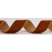 Scrapbooking široká sametová stuha - Světlé hnedá, V026